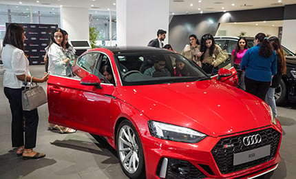 Luxury Redefined: MGLuxM Students Explore Audi Dealership