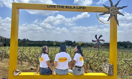 Visit to Sula Vineyards– learning about winemaking to wine tasting