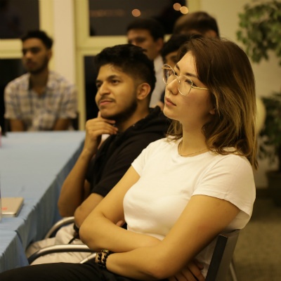 SP Jain students participate in the session hosted by Dr Hrant Davtyan, AI & Data Science Strategist, at the Dubai campus