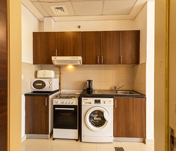 Kitchen Area in Apartment