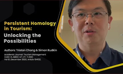 Dr Tristan Chong talks about his research on ‘Persistent Homology in Tourism: Unlocking the Possibilities’