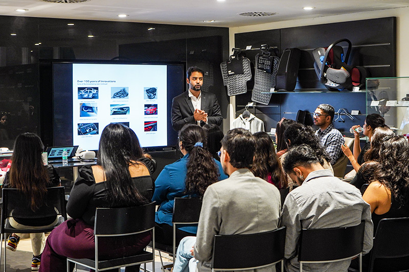 Luxury Redefined: MGLuxM Students Explore Audi Dealership