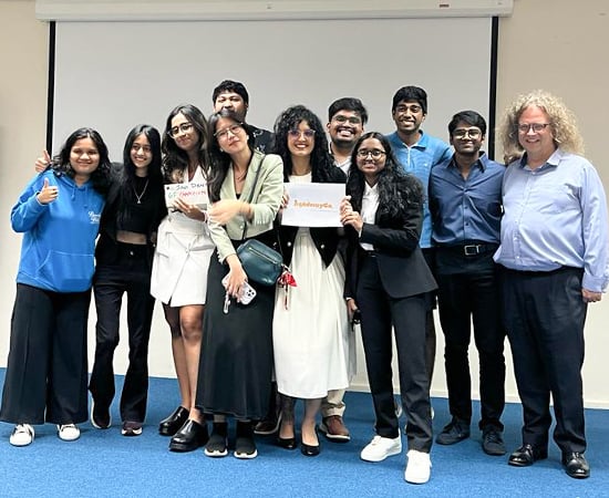 Srinithya Kasireddy BBA student experience at SP Jain Global