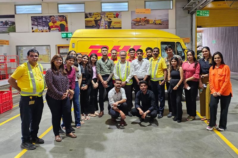 GCGM Students Explore DHL’s World of Logistics
