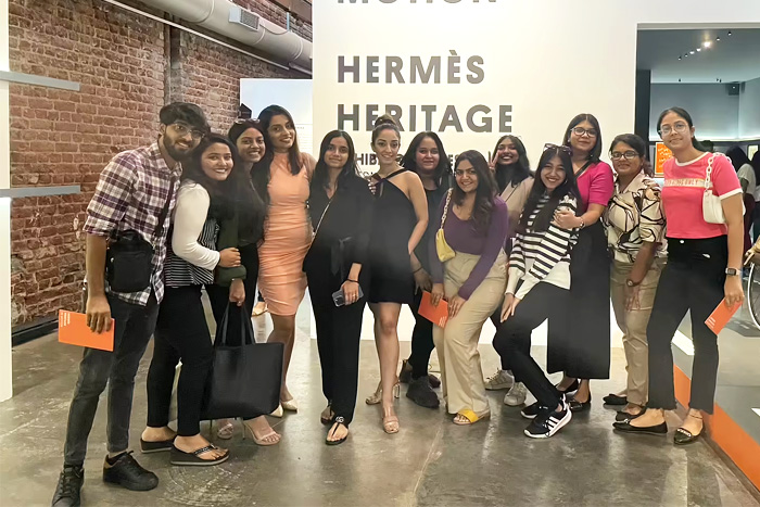 MGLuxM students visit ‘Hermès Heritage in Motion’ Exhibition in Mumbai