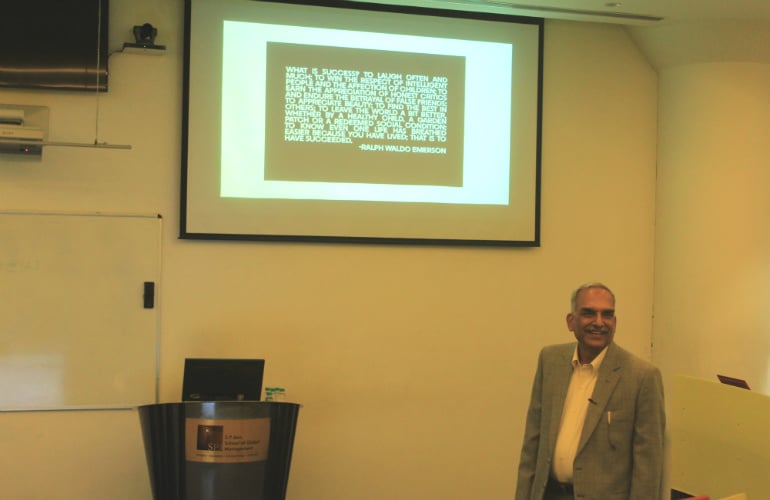 A session by Dhanushkodi Sivanandhan