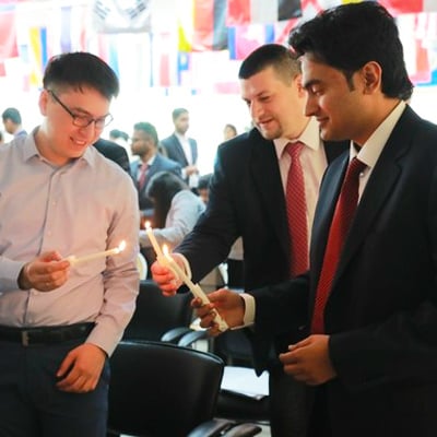 Postgraduate students of the May 2019 cohort kick-start their global journey