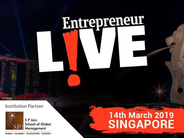 SP Jain partners with Entrepreneur to bring you E-LIVE 