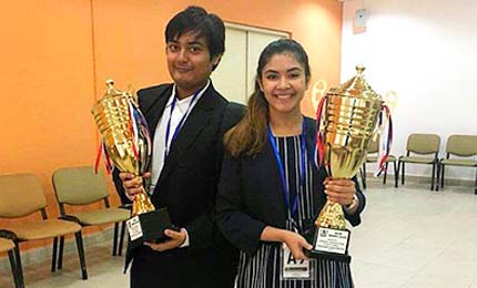BBA Jaguars emerge winners at the 17th Inter University Cross Fire Debate Competition in Dubai