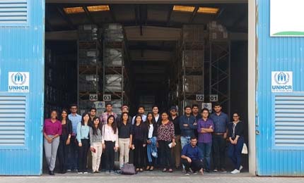 Undergraduate students visit the UNHCR in Dubai