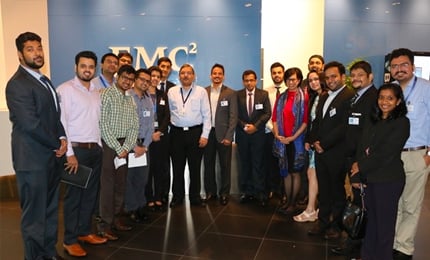 Global MBA students visit the EMC Singapore office