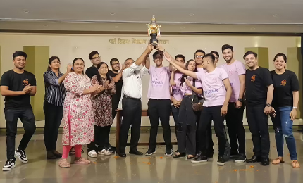 Students celebrate victory at Udaan 2022 