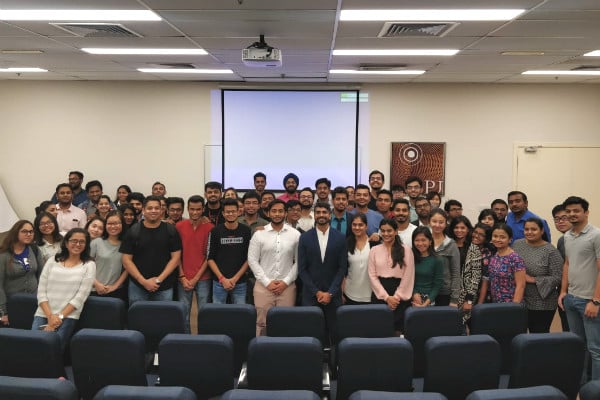 MGB students attend a guest session by Mr. Amith Sequeira,
Associate Vice President – Zomato, at SP Jain School of Global Management, Dubai campus